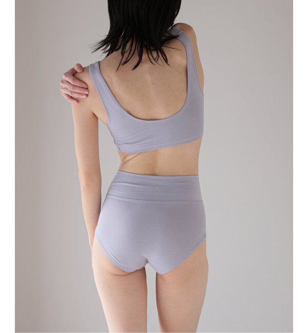 EMILYWEEK「【NEUTRAL】オーガニックコットン混カバレッジブラ（グリーン、パープル）」|インナー|