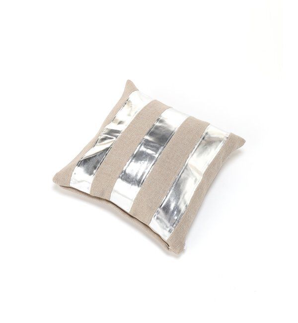 journal standard Furniture「METALLIC STRIPE CUSHION　クッションカバー 45cm」|クッション・クッションカバー|