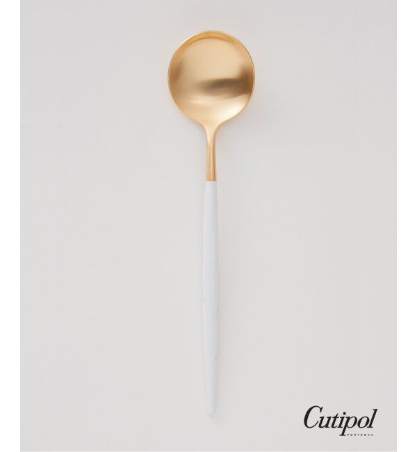 journal standard Furniture「【Cutipol/クチポール】GOA ディナースプーン ホワイト&times;ゴールド」|食器・キッチングッズ|