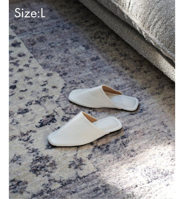 journal standard Furniture「JSF PLAIN SLIPPER L 2nd　スリッパ」|ルームシューズ|ホワイト