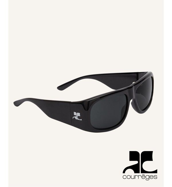 EYETHINK「【COURREGES / クレージュ】HOLY SUNGLASSES black」|サングラス|ブラック