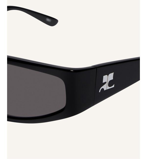 EYETHINK「【COURREGES / クレージュ】HOLY SUNGLASSES black」|サングラス|
