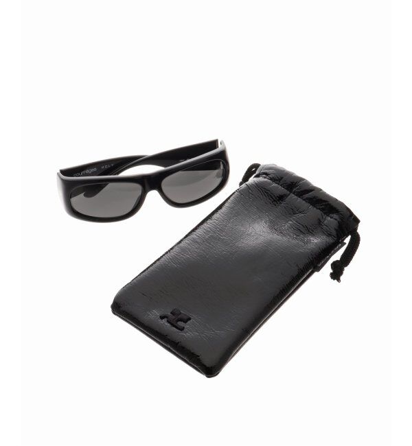 EYETHINK「【COURREGES / クレージュ】HOLY SUNGLASSES black」|サングラス|
