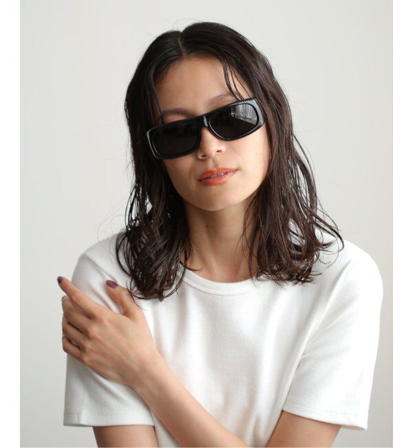 EYETHINK「【COURREGES / クレージュ】HOLY SUNGLASSES black」|サングラス|