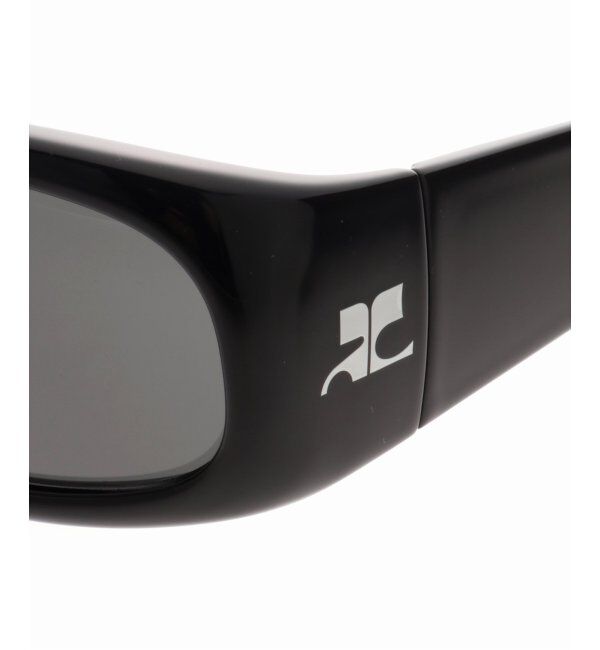 EYETHINK「【COURREGES / クレージュ】HOLY SUNGLASSES black」|サングラス|