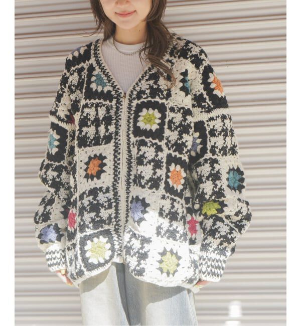 JOINT WORKS「MacMahon Knitting Mills / マクマホンニッティングミルズ V-Neck Zip Cardigan-H.T」|カーディガン|