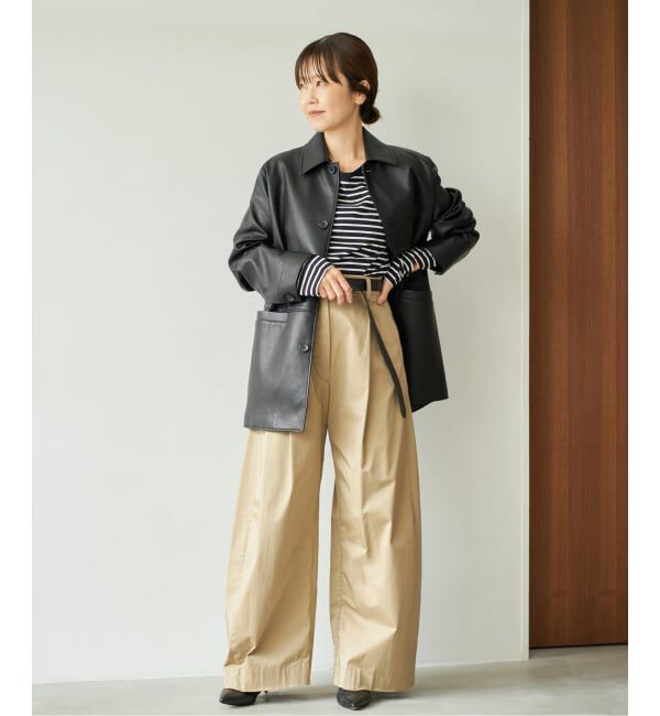 Plage「Leather Like Car コート」|その他|