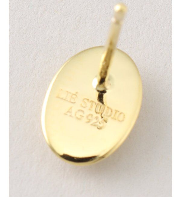 VERMEIL par iena「LIE STUDIO リエ スタジオ The Luna ピアス ゴールド」|ピアス|