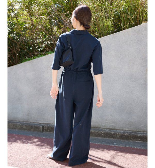 SLOBE IENA「《WEB限定/追加》ハーフスリーブオールインワン」|オールインワン|