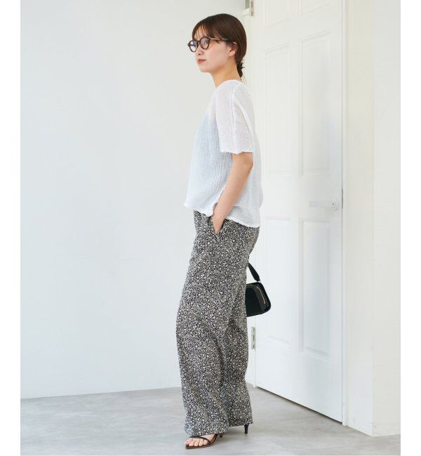 IENA「LES ATELIERS FRANCAIS DE CONFECTION ハーフスリーブトップス」|シャツ・ブラウス|