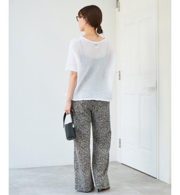 IENA「LES ATELIERS FRANCAIS DE CONFECTION ハーフスリーブトップス」|シャツ・ブラウス|