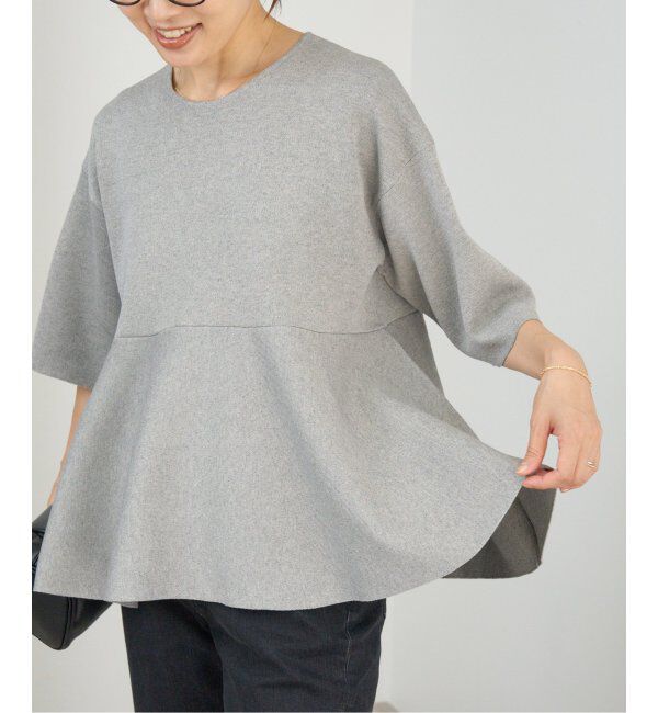 IENA「Debussyペプラムプルオーバー」|ニット・セーター|