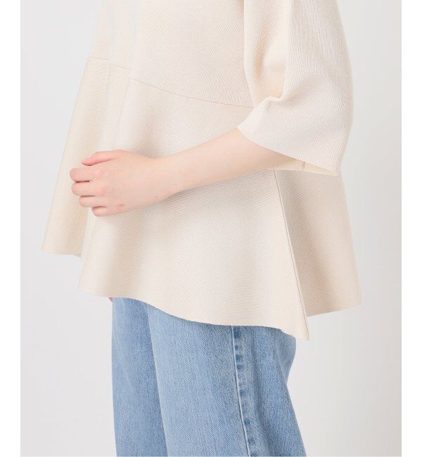 IENA「Debussyペプラムプルオーバー」|ニット・セーター|