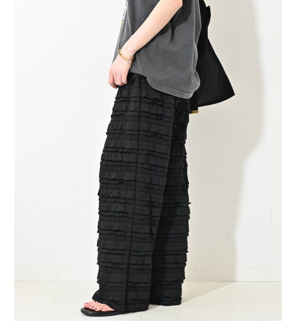 SLOBE IENA「《WEB限定/追加》フリルカットパンツ」|その他|