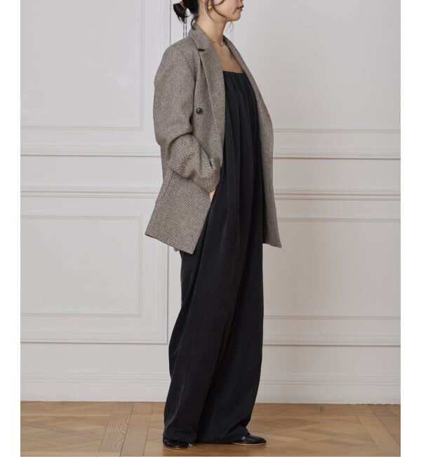 IENA LA BOUCLE「IENA LA BOUCLE キュプラベアオールインワン」|オールインワン|