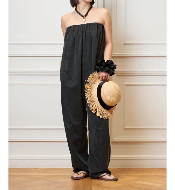 IENA LA BOUCLE「IENA LA BOUCLE キュプラベアオールインワン」|オールインワン|