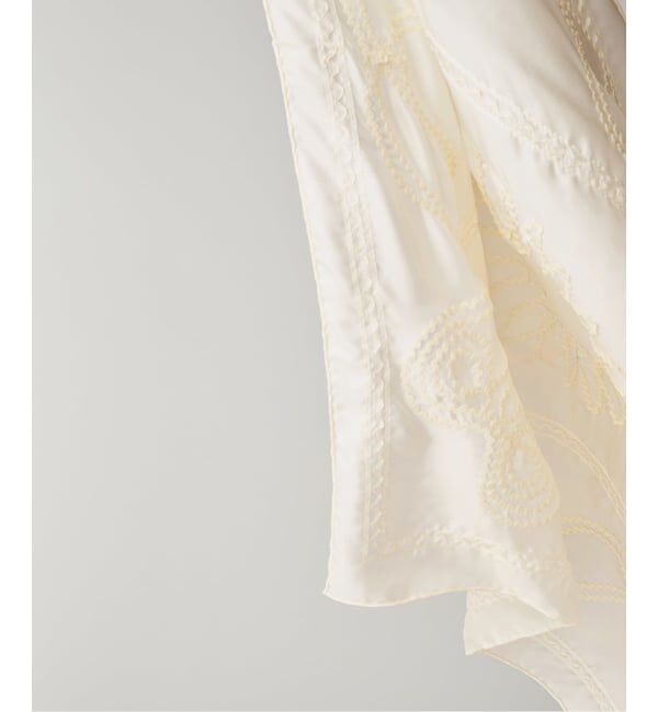 VERMEIL par iena「A SAUCE MELER アソースメレ テープエンブロイダリーペイズリースカーフ」|バンダナ・スカーフ|