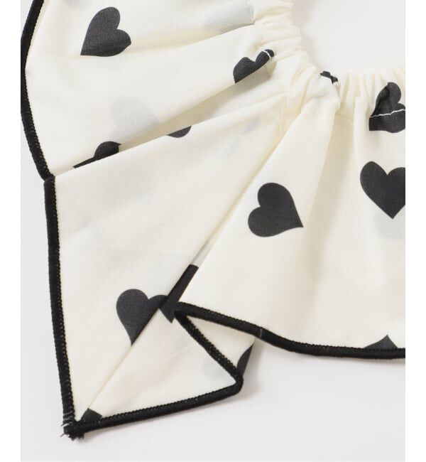 SLOBE IENA「【Jeu de Coeurs & Pois / 2個セット】ハートトート&times;シュシュセット」|トートバッグ|