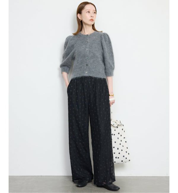 SLOBE IENA「【Jeu de Coeurs & Pois / 2個セット】ハートトート&times;シュシュセット」|トートバッグ|