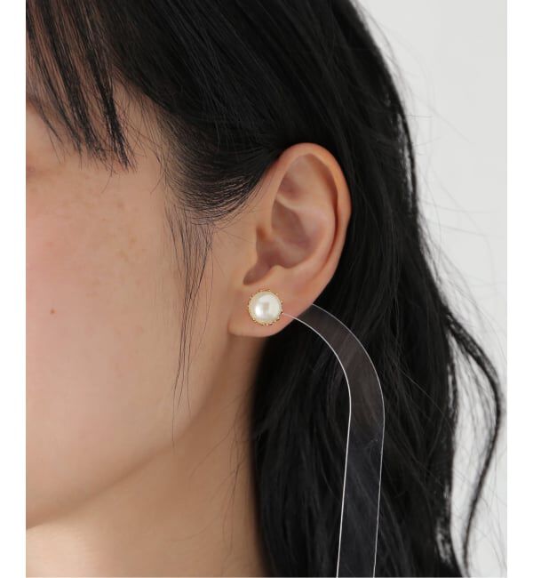 SLOBE IENA「Caline Paris/カリンヌ パリ パールピアス 25BO22」|ピアス|