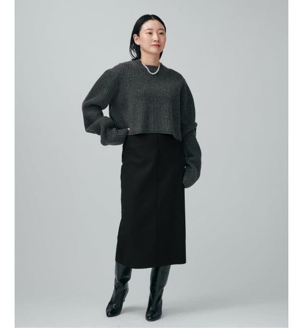 VERMEIL par iena「woolギャバ I line スカート」|スカート|