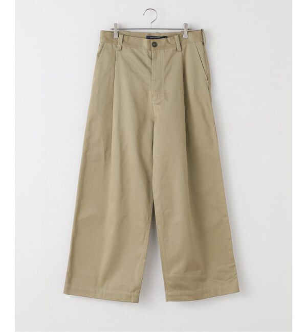 IENA「SOFIE D'HOORE/ソフィードール cotton pt パンツ PASADENA」|スラックス|ベージュ