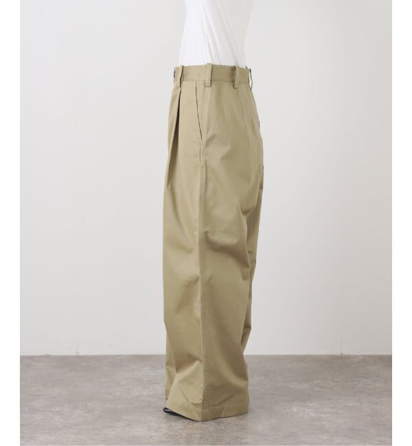 IENA「SOFIE D'HOORE/ソフィードール cotton pt パンツ PASADENA」|スラックス|