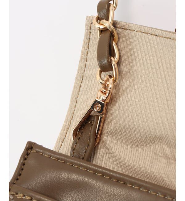 SLOBE IENA「SLOBE IENA ポーチ付きキルティングバッグ」|ショルダー・メッセンジャー|