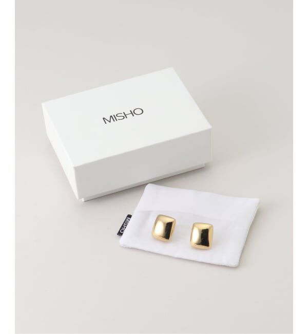 IENA「MISHO/ミショー Pillow Mini Studs Pierce ピアス(両耳) PE01」|ピアス|