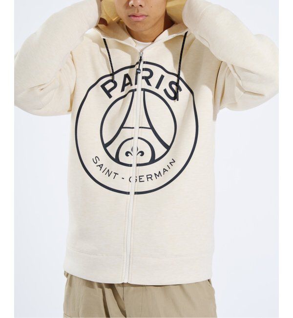 Paris Saint-Germain「【Paris Saint-Germain】ライトスウェット ジップパーカー」|パーカー|ナチュラル
