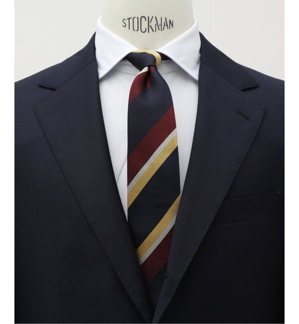 EDIFICE「PB レジメンタルストライプタイ」|ネクタイ・蝶ネクタイ|ネイビー