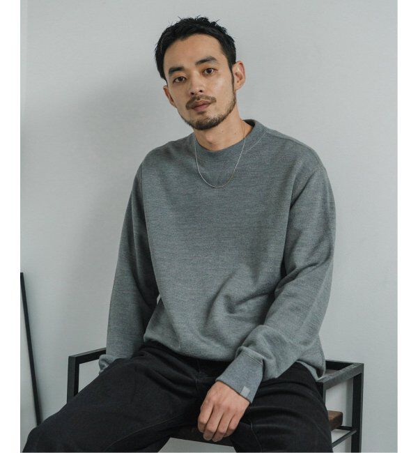 EDIFICE「LOOPWHEELER &times; LOWERCASE for EDIFICE ウール/シルク スウェットSP」|スウェット・ジャージ|