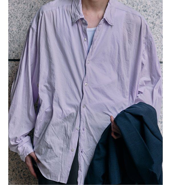 EDIFICE「Kanemasa Phil. (カネマサ フィル) 別注 46ゲージ Artisan L/S Shirts」|シャツ・ブラウス|パープル
