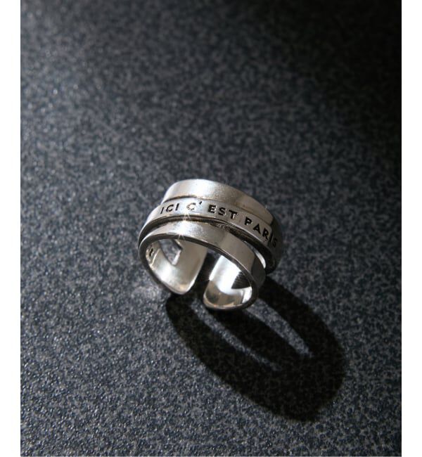 Paris Saint-Germain「【PHILIPPE AUDIBERT / フィリップ オーディベール】PSG Right Ring BG4661- S」|リング|シルバー