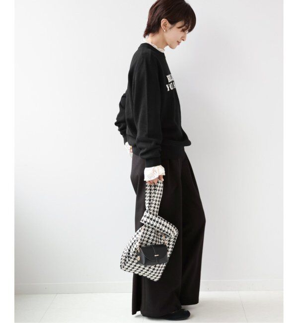 JOURNAL STANDARD relume「《追加2》ウォッシャブルサージストレッチタックワイドパンツ」|スラックス|