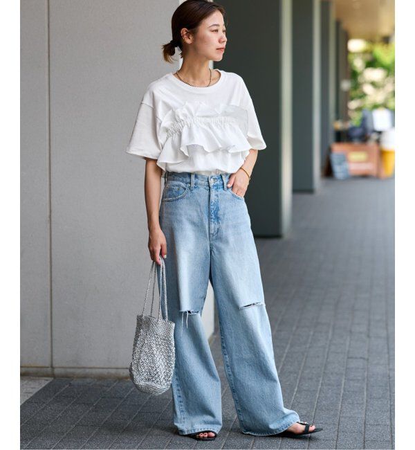 JOURNAL STANDARD relume「フリルパーツセットTシャツ」|Tシャツ・カットソー|