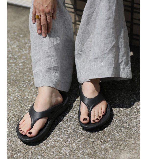 JOURNAL STANDARD relume「《追加》【OOFOS/ウーフォス】OOriginal：サンダル」|サンダル|ブラック