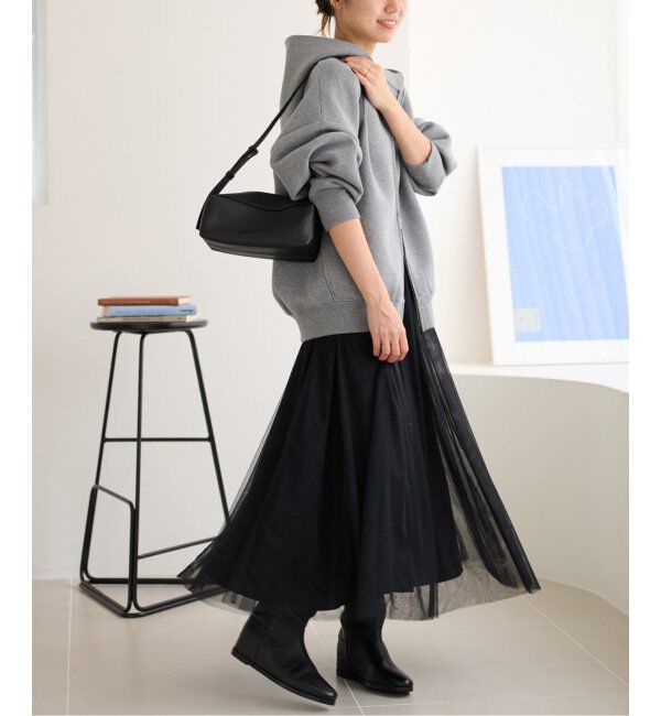 JOURNAL STANDARD relume「《WEB限定追加5》ウォッシャブルチュールイージースカート」|スカート|