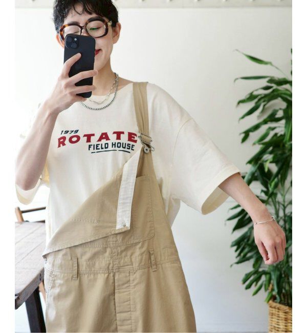 journal standard luxe「プリントT (ROTATE)」|Tシャツ・カットソー|イエロー B