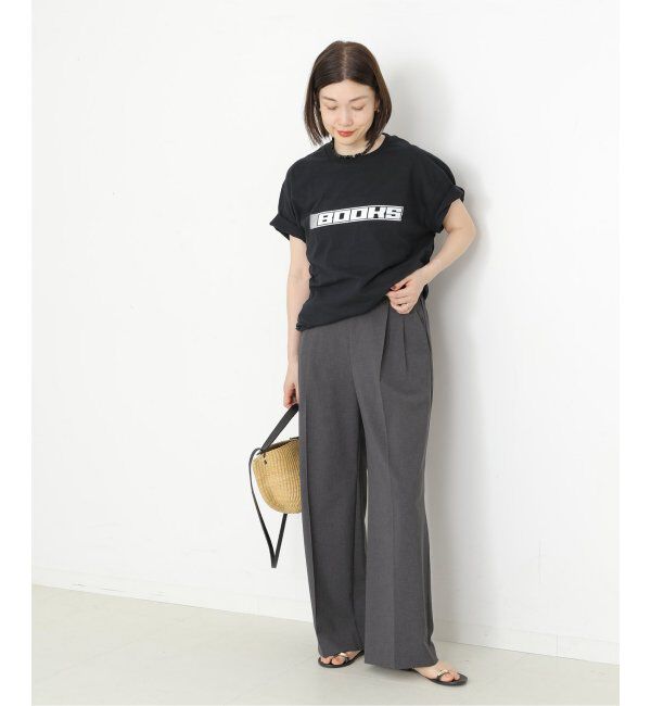 journal standard L'essage「【Pacific BOOKS 】Nascar BLACK t-shirts：Tシャツ」|Tシャツ・カットソー|