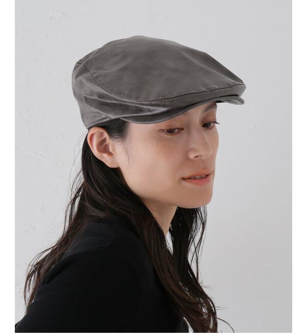 Oriens JOURNAL STANDARD「【AWESOME NEEDS / オーサムニーズ】 CLASSIC HUNTING CAP_LEATHER」|ハンチング・ベレー帽|