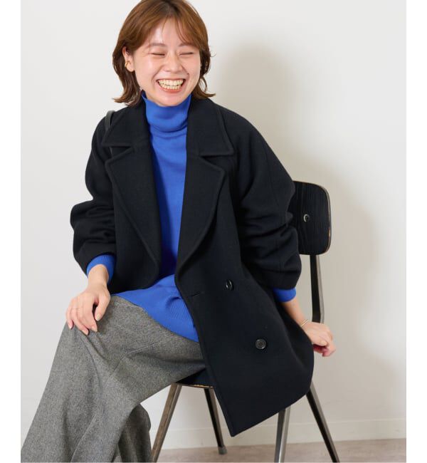 JOURNAL STANDARD relume 尾州ウールショートPコート WEB限定》尾州ウールショートPコート（JOURNAL STANDARD relume