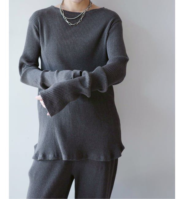 journal standard luxe「テレコ クルーネックプルオーバー」|Tシャツ・カットソー|