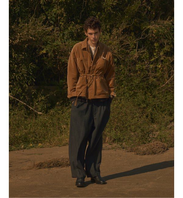 J.S.Homestead「J.S.Homestead / ベルベティーン ファティーグ シャツ」|シャツ・ブラウス|