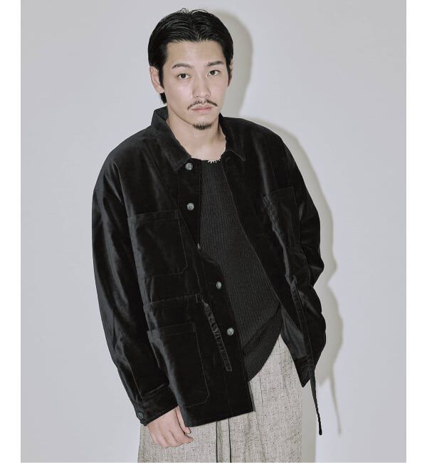J.S.Homestead「J.S.Homestead / ベルベティーン ファティーグ シャツ」|シャツ・ブラウス|