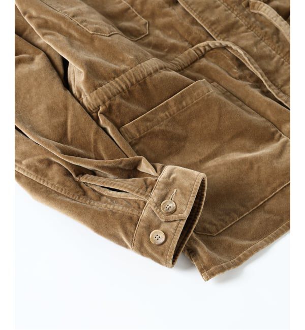 J.S.Homestead「J.S.Homestead / ベルベティーン ファティーグ シャツ」|シャツ・ブラウス|