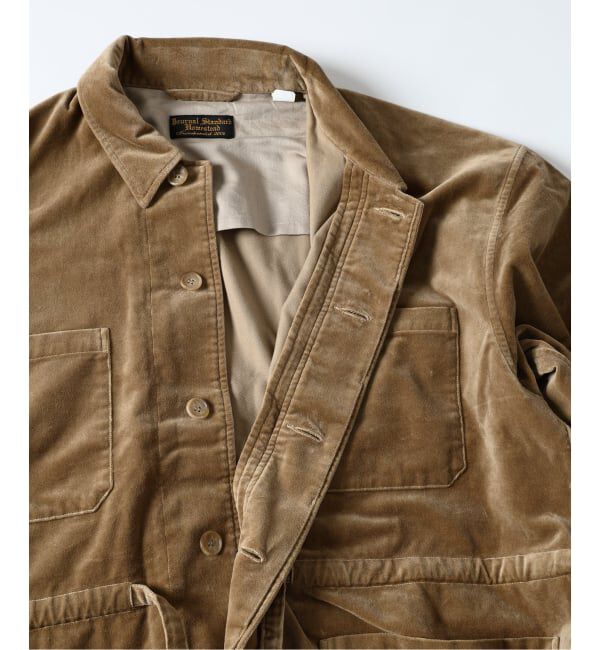 J.S.Homestead「J.S.Homestead / ベルベティーン ファティーグ シャツ」|シャツ・ブラウス|