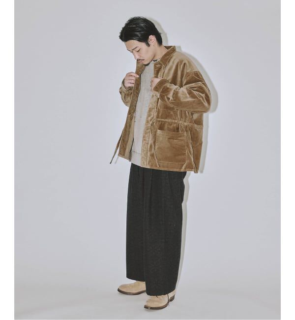 J.S.Homestead「J.S.Homestead / ベルベティーン ファティーグ シャツ」|シャツ・ブラウス|