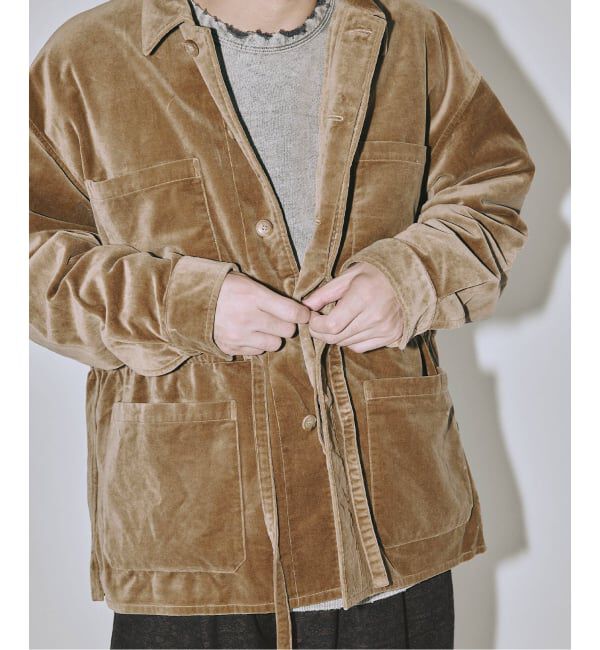 J.S.Homestead「J.S.Homestead / ベルベティーン ファティーグ シャツ」|シャツ・ブラウス|