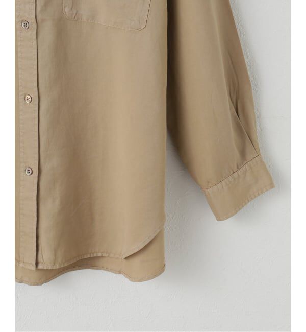 JOURNAL STANDARD relume「Dyedツイルオーバーサイズシャツ」|シャツ・ブラウス|
